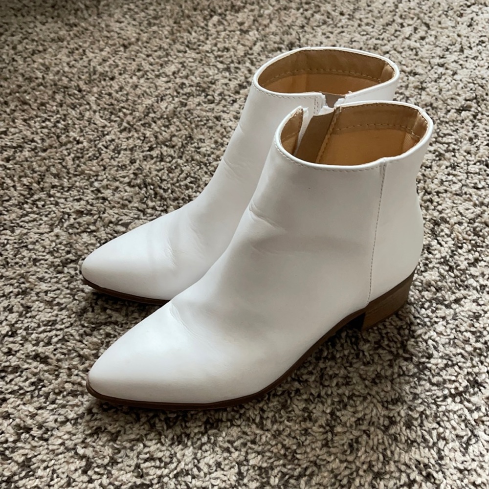 White booties